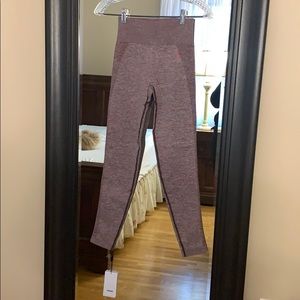 Gymshark high waisted flex leggings winter berry